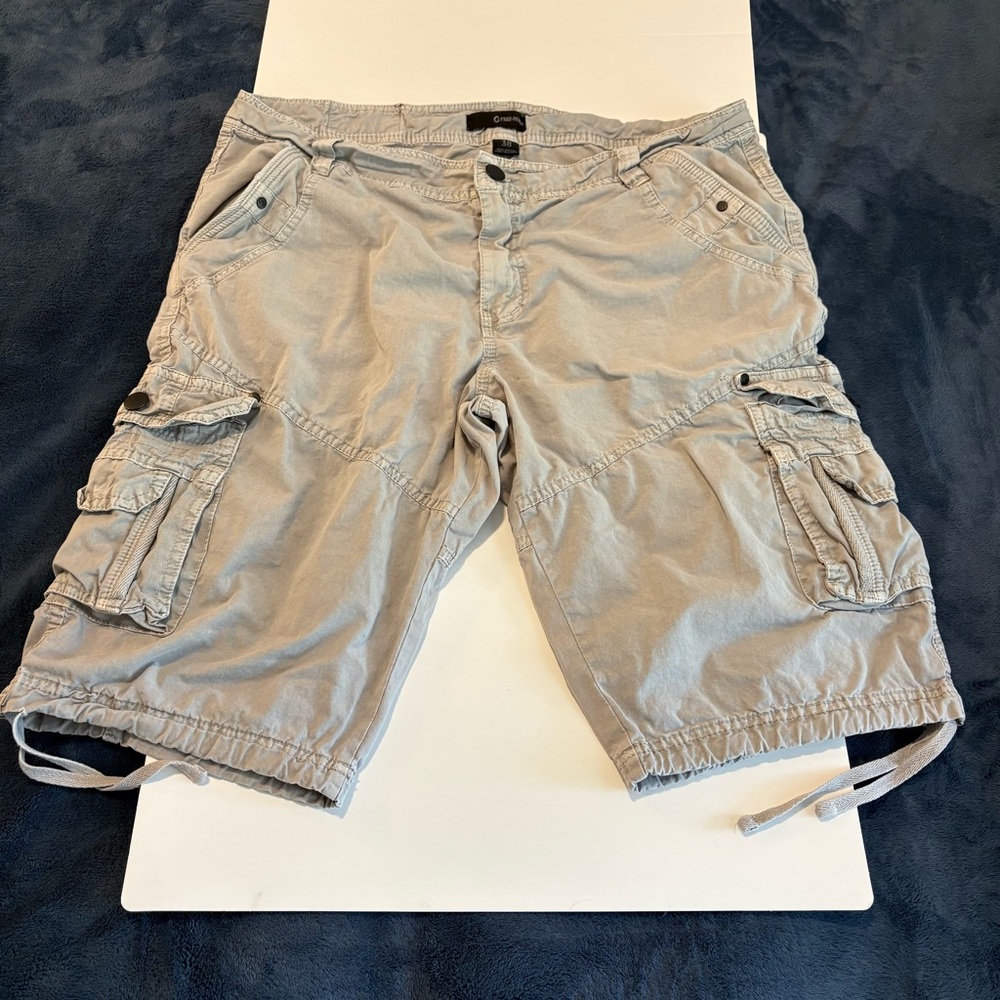 Vintage‎ Grunge Y2K Khaki Cargo Jorts | Size 38